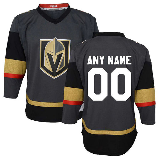 Custom V.Golden Knights Infant Alternate Replica Jersey Gray Stitched American Hockey Jersey UNEC
