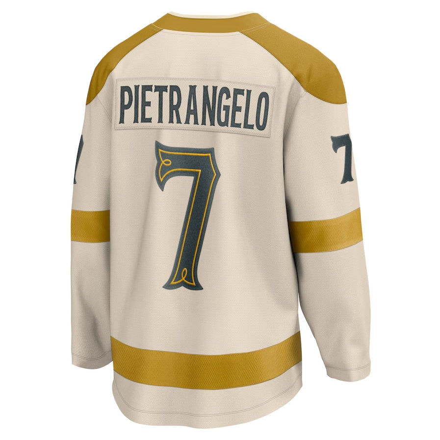 V.Golden Knights #7 Alex Pietrangelo Fanatics 2024 Winter Classic Breakaway Player Jersey - Cream Hockey Jersey UNEC