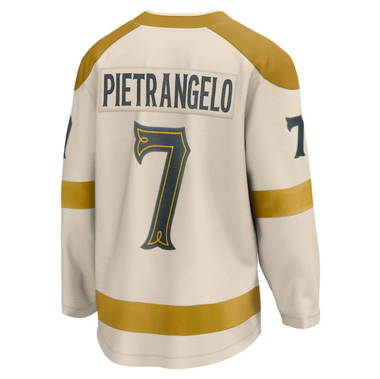 V.Golden Knights #7 Alex Pietrangelo Fanatics 2024 Winter Classic Breakaway Player Jersey - Cream Hockey Jersey UNEC