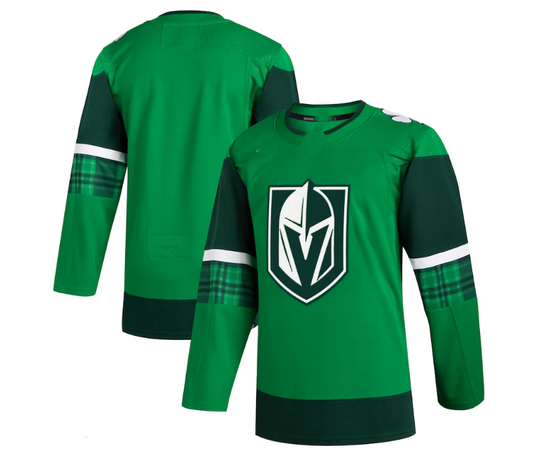V.Golden Knights 2023 St. Patrick's Day Primegreen Authentic Jersey - Kelly Green Stitched American Hockey Jersey UNEC