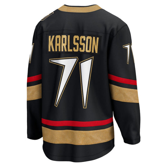 V.Golden Knights #71 William Karlsson Fanatics Branded Special Edition 2.0 Breakaway Player Jersey Black Hockey Jersey UNEC