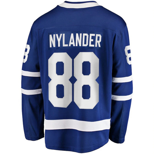 T.Maple Leafs #88 William Nylander Fanatics Branded Home Breakaway Player Jersey Blue Stitched American Hockey Jersey UNEC