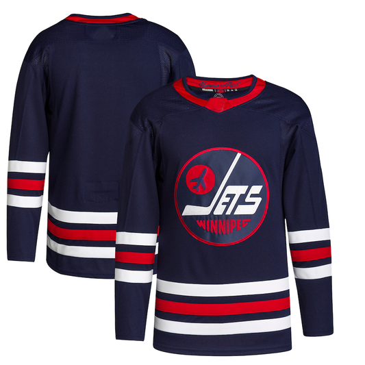 W.Jets 2021-22 Alternate Primegreen Authentic Pro Jersey Navy Stitched American Hockey Jersey UNEC