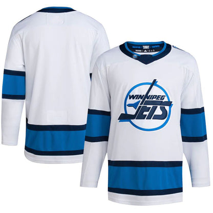 W.Jets Reverse Retro 2.0 Authentic Blank Jersey White Stitched American Hockey Jersey UNEC