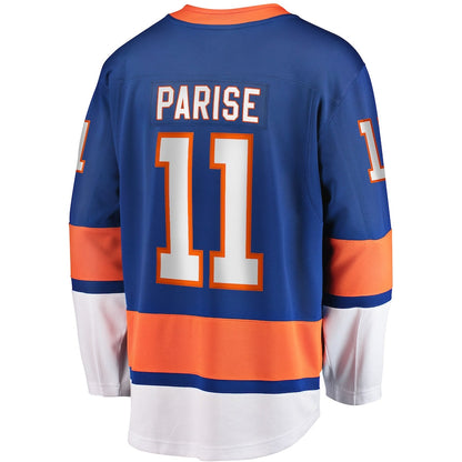 NY.Islanders #11 Zach Parise Fanatics Branded Home Breakaway Player Jersey Royal Stitched American Hockey Jersey UNEC
