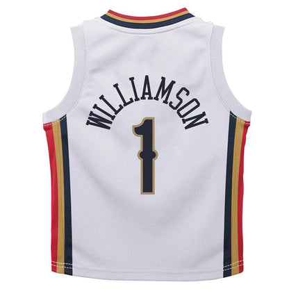 NO.Pelicans #1 Zion Williamson Infant 2021-22 City Edition Replica Jersey  City Edition White Stitched American Basketball Jersey UNEC