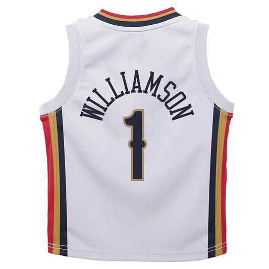 NO.Pelicans #1 Zion Williamson Infant 2021-22 City Edition Replica Jersey  City Edition White Stitched American Basketball Jersey UNEC