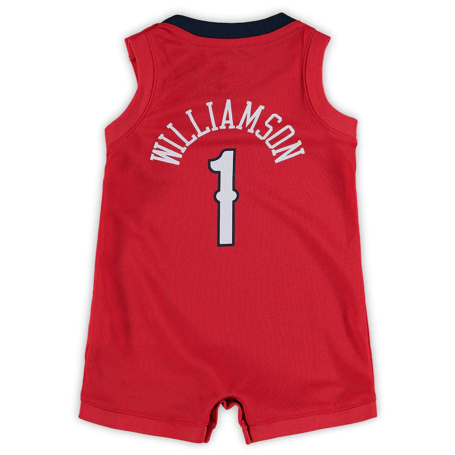 NO.Pelicans #1 Zion Williamson Infant Replica Jersey  Red Stitched American Basketball Jersey UNEC