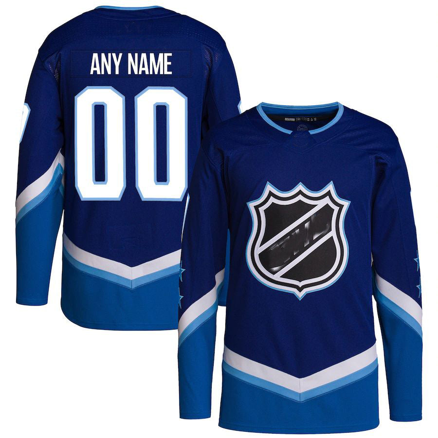 Custom M.Wild 2022 All-Star Game Western Conference Pick-A-Player Jersey Blue Stitched American Hockey Jersey UNEC