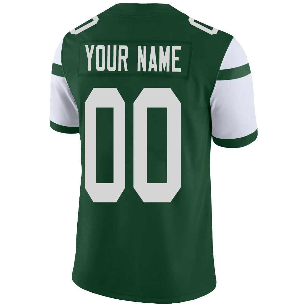 Custom NY.Jets Stitched American Football Jerseys Personalize Birthday Gifts Green Jersey